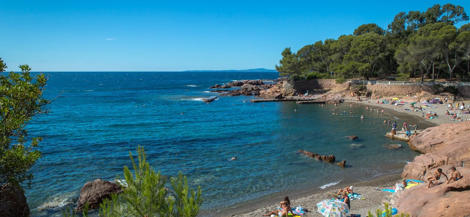 Plage de Boulouris